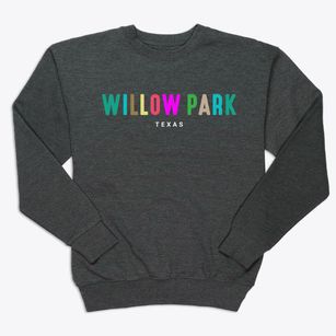 Willow Park Texas Color Pop Premium Crewneck Sweatshirt
