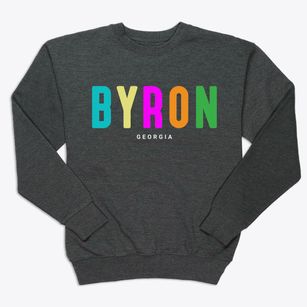Byron Georgia Color Pop Premium Crewneck Sweatshirt