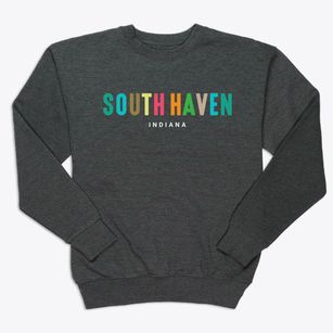 South Haven Indiana Color Pop Premium Crewneck Sweatshirt