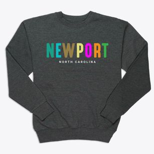 Newport North Carolina Color Pop Premium Crewneck Sweatshirt