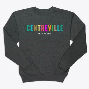 Centreville Maryland Color Pop Premium Crewneck Sweatshirt