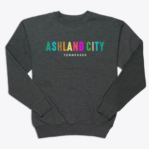 Ashland City Tennessee Color Pop Premium Crewneck Sweatshirt