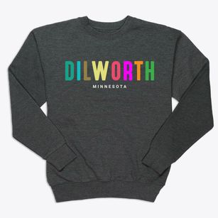Dilworth Minnesota Color Pop Premium Crewneck Sweatshirt