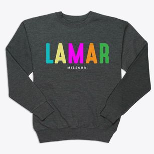 Lamar Missouri Color Pop Premium Crewneck Sweatshirt
