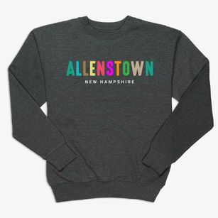 Allenstown New Hampshire Color Pop Premium Crewneck Sweatshirt