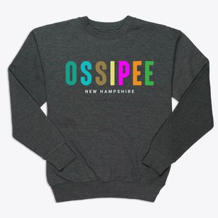 Ossipee New Hampshire Color Pop Premium Crewneck Sweatshirt