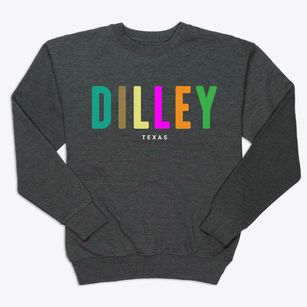 Dilley Texas Color Pop Premium Crewneck Sweatshirt