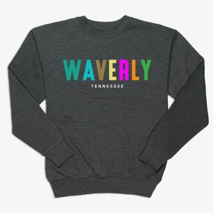 Waverly Tennessee Color Pop Premium Crewneck Sweatshirt
