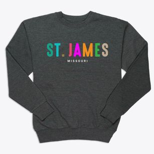 St. James Missouri Color Pop Premium Crewneck Sweatshirt