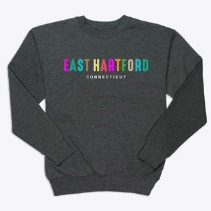 East Hartford Connecticut Color Pop Premium Crewneck Sweatshirt