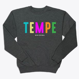 Tempe Arizona Color Pop Premium Crewneck Sweatshirt