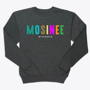 Mosinee Wisconsin Color Pop Premium Crewneck Sweatshirt