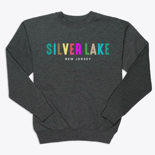 Silver Lake New Jersey Color Pop Premium Crewneck Sweatshirt