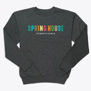 Spring House Pennsylvania Color Pop Premium Crewneck Sweatshirt
