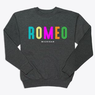 Romeo Michigan Color Pop Premium Crewneck Sweatshirt