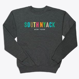 South Nyack New York Color Pop Premium Crewneck Sweatshirt