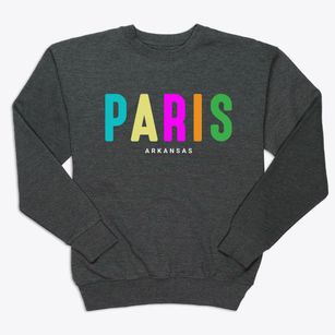 Paris Arkansas Color Pop Premium Crewneck Sweatshirt