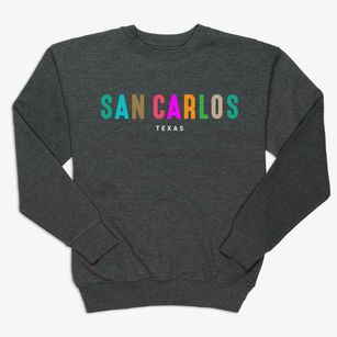 San Carlos Texas Color Pop Premium Crewneck Sweatshirt