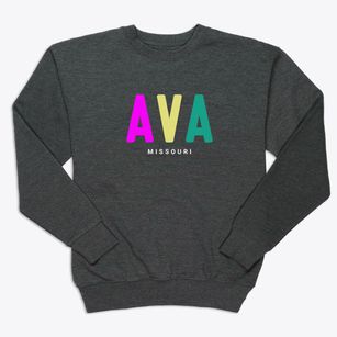 Ava Missouri Color Pop Premium Crewneck Sweatshirt