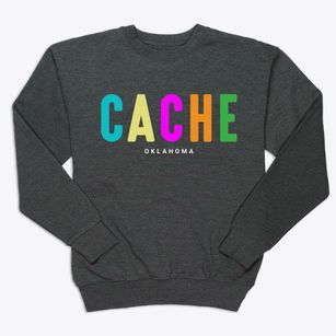 Cache Oklahoma Color Pop Premium Crewneck Sweatshirt