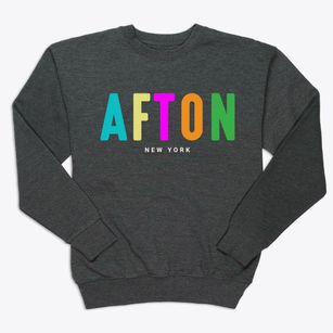 Afton New York Color Pop Premium Crewneck Sweatshirt