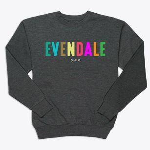 Evendale Ohio Color Pop Premium Crewneck Sweatshirt