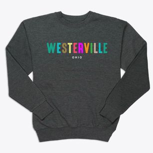 Westerville Ohio Color Pop Premium Crewneck Sweatshirt
