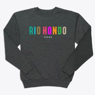 Rio Hondo Texas Color Pop Premium Crewneck Sweatshirt