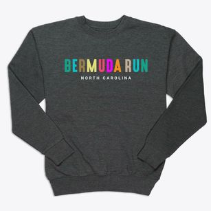 Bermuda Run North Carolina Color Pop Premium Crewneck Sweatshirt