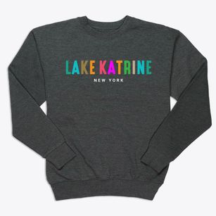 Lake Katrine New York Color Pop Premium Crewneck Sweatshirt