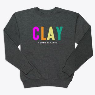 Clay Pennsylvania Color Pop Premium Crewneck Sweatshirt