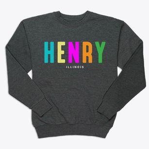 Henry Illinois Color Pop Premium Crewneck Sweatshirt