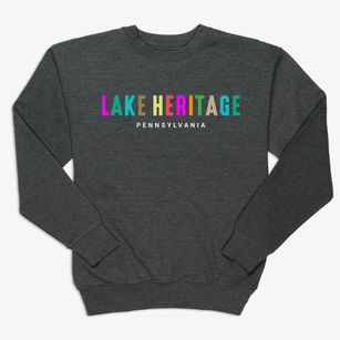 Lake Heritage Pennsylvania Color Pop Premium Crewneck Sweatshirt