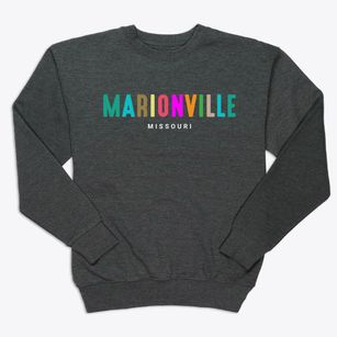 Marionville Missouri Color Pop Premium Crewneck Sweatshirt