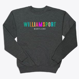 Williamsport Maryland Color Pop Premium Crewneck Sweatshirt