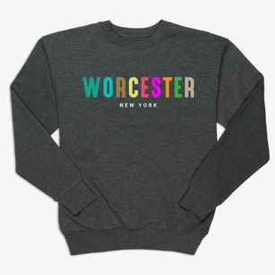 Worcester New York Color Pop Premium Crewneck Sweatshirt