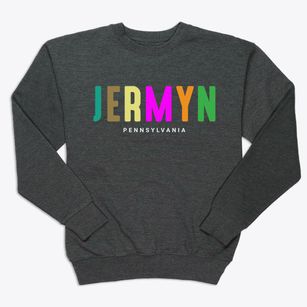 Jermyn Pennsylvania Color Pop Premium Crewneck Sweatshirt