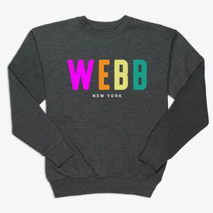 Webb New York Color Pop Premium Crewneck Sweatshirt