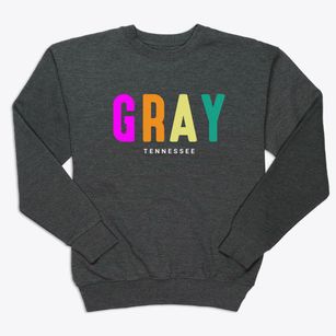 Gray Tennessee Color Pop Premium Crewneck Sweatshirt