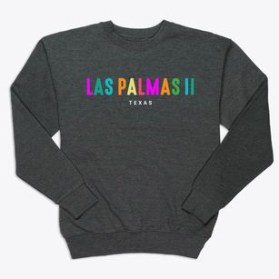 Las Palmas Ii Texas Color Pop Premium Crewneck Sweatshirt