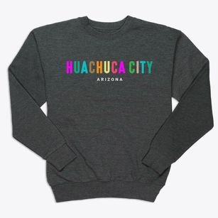 Huachuca City Arizona Color Pop Premium Crewneck Sweatshirt