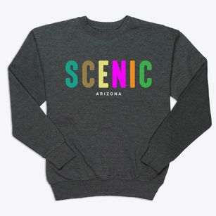 Scenic Arizona Color Pop Premium Crewneck Sweatshirt