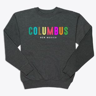 Columbus New Mexico Color Pop Premium Crewneck Sweatshirt
