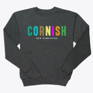Cornish New Hampshire Color Pop Premium Crewneck Sweatshirt