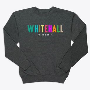 Whitehall Wisconsin Color Pop Premium Crewneck Sweatshirt