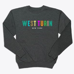 West Turin New York Color Pop Premium Crewneck Sweatshirt