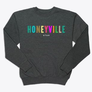 Honeyville Utah Color Pop Premium Crewneck Sweatshirt