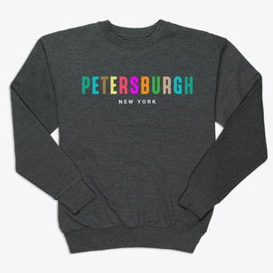 Petersburgh New York Color Pop Premium Crewneck Sweatshirt
