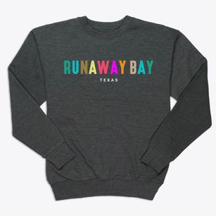 Runaway Bay Texas Color Pop Premium Crewneck Sweatshirt