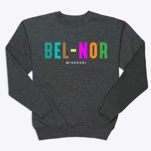 Bel-nor Missouri Color Pop Premium Crewneck Sweatshirt